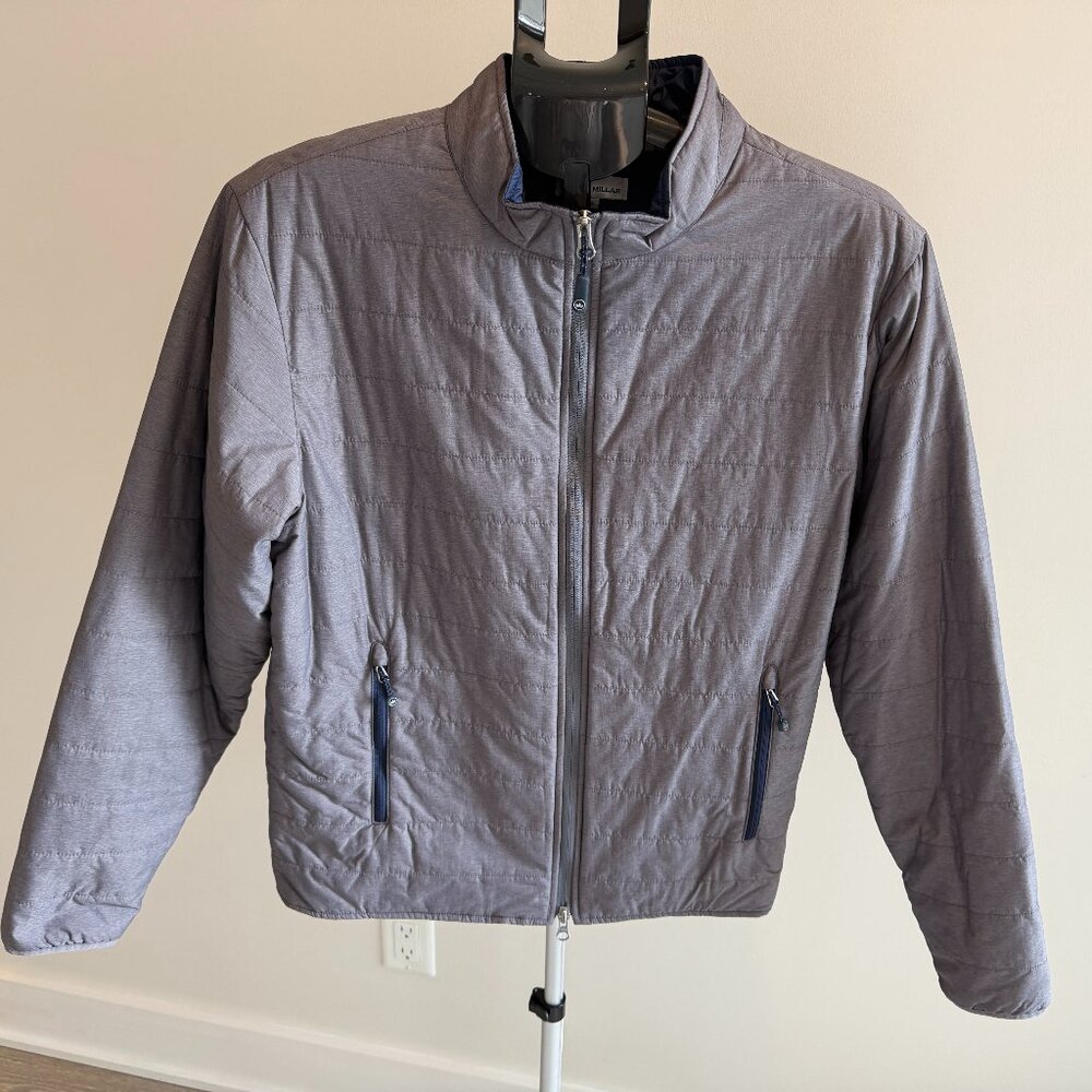 Peter Millar Greyish Purple Nylon Jacket (Size Medium)